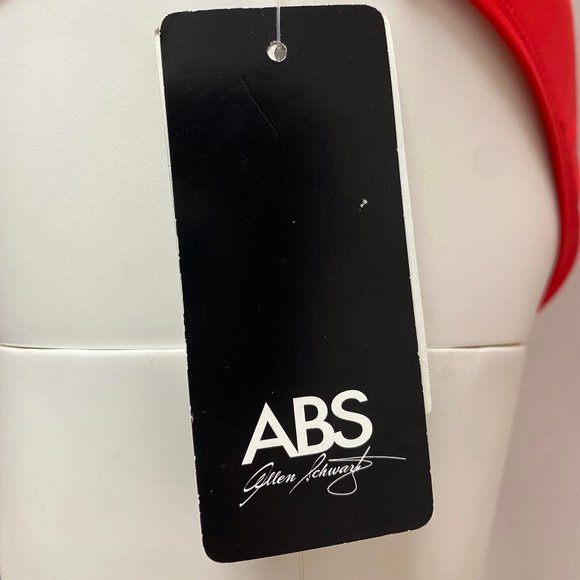 ABS Allen Schwartz Red Bikini Bottom - Picture 4 of 8